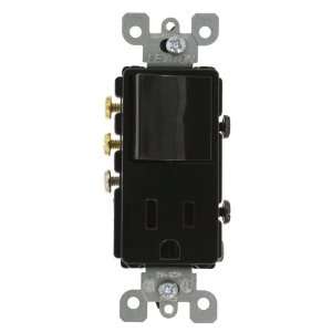   Way / AC Combination Switch, Commercial Grade, Grounding, Black