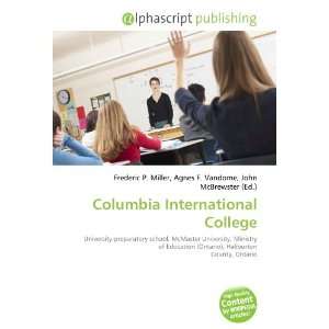  Columbia International College (9786133955691) Books