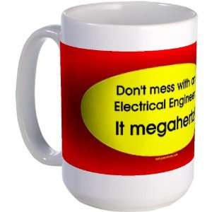 Electrical Engineer Oval Funny Large Mug by CafePress:  