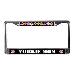 Yorkie Mom License Frame Dog Gift License Plate Frame by 