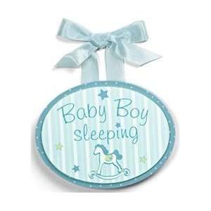   Wooden Door Hanger   Aqua Blue by Gund Baby [Baby Product]: Toys