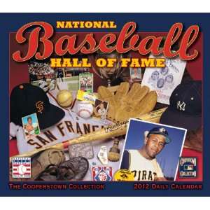  Baseball Hall of Fame 2012 Desk Calendar Sports 