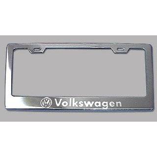  Volkswagen VW logo on Stainless Steel license Plate 