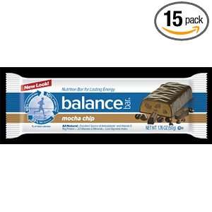 Balance Bar Company Bar, Mocha Chip, 1.76 Ounce (Pack of 15)  