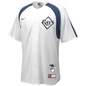   Tampa Bay Rays White Home Plate Baseball Jersey: Sports & Outdoors