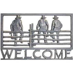  Welcome Sign   Cowboy: Home & Kitchen