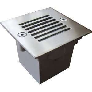  LED Square Step Light 12V 1W Stainless Steel Grill: Home 