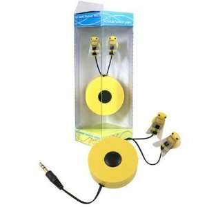   Bee Design 3.5mm Retractable Earbuds for iPod / iPhone: Toys & Games