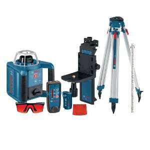 Bosch GRL300HVCK Self Leveling Rotary Laser with Layout Beam Complete 
