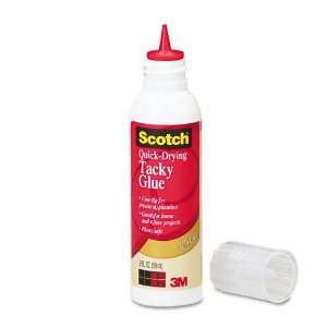    Scotch® Quick Drying Tacky Glue, 4 oz, Roller: Office Products