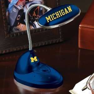    Michigan Wolverines Navy Blue LED Desk Lamp: Sports & Outdoors