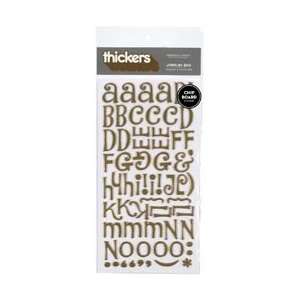 American Crafts Thickers Chipboard Stickers 6X11 Sheet Jewelry Box 
