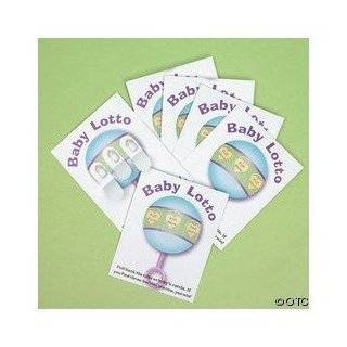 24 Baby Shower Lotto Game Cards