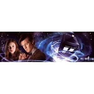  Doctor Who Doctor, Amy, Tardis Horiz. Poster (36.00 x 11 