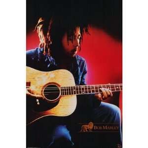  Bob Marley (Playing Guitar) Music Poster Print: Home 