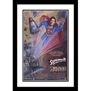 Superman 4 Quest for Peace 20x26 Framed and Double Matted Movie 