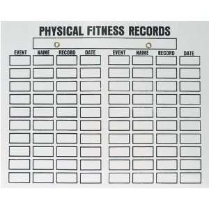   Scheduling Boards   Physical Fitness Records   Book: Sports & Outdoors