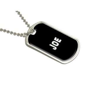  Joe   Name Military Dog Tag Luggage Keychain Automotive