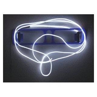 9ft White Neon Glowing Strobing Electroluminescent Wire (El Wire)