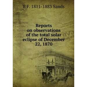  Reports on observations of the total solar eclipse of 