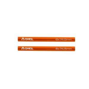  AX30478 Threaded Aluminum Pipe 6x74.5mm Orange (2) Toys 