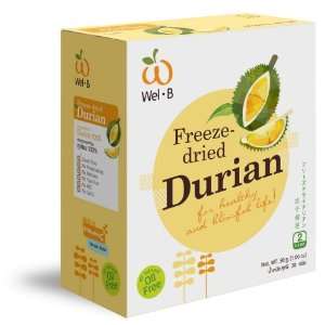  Durian, Freeze dried Durian 100%(2 Packages): Everything 
