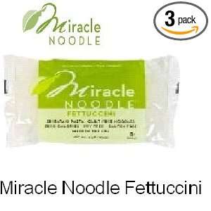 Miracle Noodle Fettuccinni 3 Pack Grocery & Gourmet Food