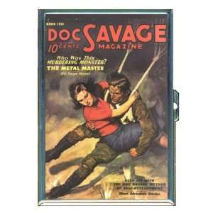 Doc Savage 1936 Pulp Parachute ID Holder, Cigarette Case or Wallet 