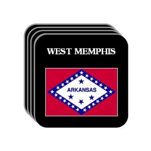  US State Flag   WEST MEMPHIS, Arkansas (AR) Set of 4 Mini 