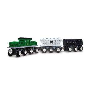    Imaginarium Freight Train 3 Pack   Green and Black: Toys & Games
