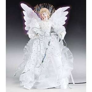   Silver Fiber Optic Angel Table Top Decoration #46697: Home & Kitchen