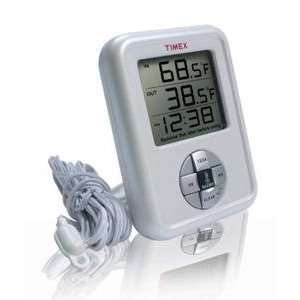   TX5040 3 Window Indoor/Outdoor Thermometer w/ Clock: Home & Kitchen