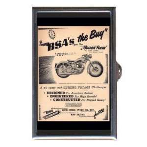 : Motorcycle Triumph/BSA Sunbeam Coin, Mint or Pill Box: Made in USA 