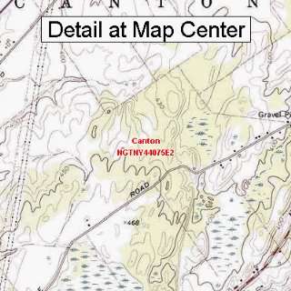   Map   Canton, New York (Folded/Waterproof)