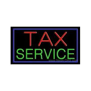  Tax Service Outdoor Neon Sign 20 x 37