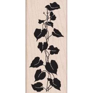   Mounted Rubber Stamp Silhouette Ivy By The Each: Arts, Crafts & Sewing