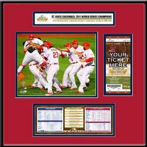  MLB St. Louis Cardinals 2011 World Series Ticket Frame Junior 