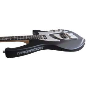  Madrose Gloss Black Electric Guitar Musical Instruments