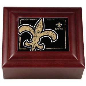  New Orleans Saints NFL Wood Keepsake Box: Sports 
