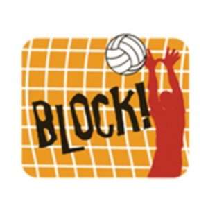  Volleyball Sport Ments Embellishment Block