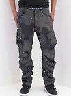 Star Pants Halo Rovic Arc 3D Loose Tapered Border Camo Black Men New