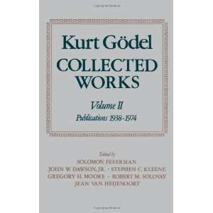  Godel, Kurt//Collected Works) (9780195039726) Kurt Gï¿1/2del Books