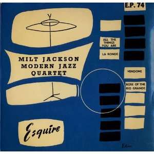  Milt Jackson Modern Jazz Quartet EP 74 The Modern Jazz 