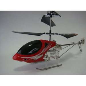  Sx Remote Control Rc Helicopter Red with Flash LED Toys & Games
