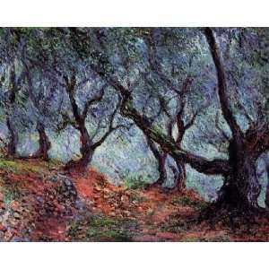   Grove of Olive Trees in Bordighera, by Monet Claude