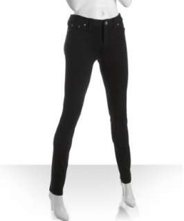 Romeo & Juliet Couture black ponte stretch knit skinny pants  BLUEFLY 