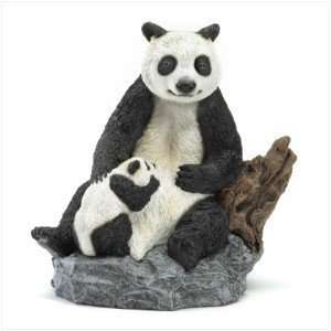  Panda Bear and Cub Figurine   Style 36990