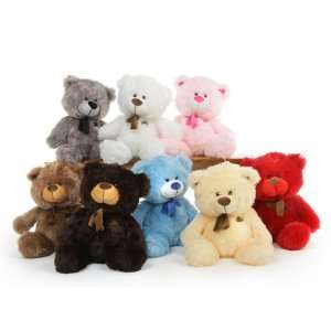  Baby Shags Tiny Cute Plush Teddy Bear 18in: Toys & Games