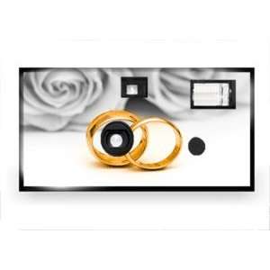  Rings & Rose Wedding Disposable Camera 24+3 Expos Iso 400 Kodak 