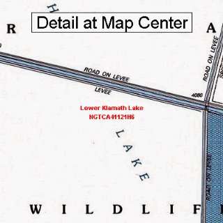   Lower Klamath Lake, California (Folded/Waterproof)